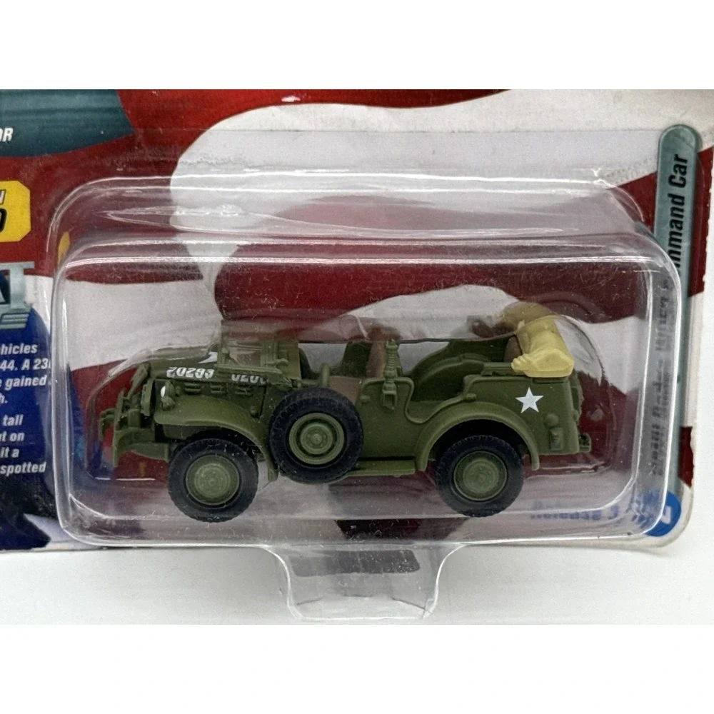 Johnny Lightning WWII Dodge WC57 Command Car Limited Edition Green Die Cast Day
